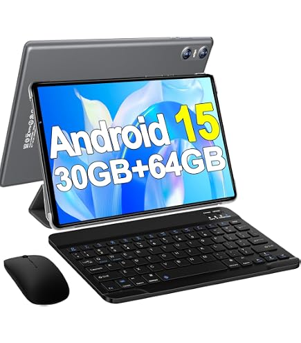 Amazon.com : 2026 Android 15 Tablet with Keyboard, 10.1 Inch